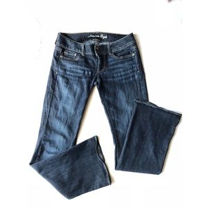 American Eagle low -rise Artist Jeans dark wash